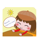 A Cute Girl the Daily Life（個別スタンプ：12）