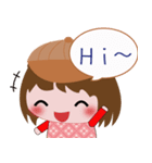 A Cute Girl the Daily Life（個別スタンプ：15）