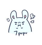 Frown Bunny（個別スタンプ：32）