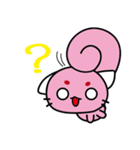 Pink cut cat（個別スタンプ：12）