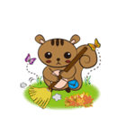 The Little Squirrel- Bebe（個別スタンプ：19）