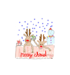 cute merry christmad（個別スタンプ：1）