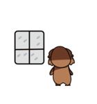 Poodle uncle - chocolate 1（個別スタンプ：20）