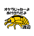 セミのぬけがら渡辺ですが？（個別スタンプ：36）