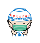 ricebowlhead emoji (ENG version)（個別スタンプ：14）