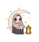 Hijab and girl V.2（個別スタンプ：7）