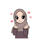 Hijab and girl V.2（個別スタンプ：13）