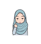 Hijab and girl V.2（個別スタンプ：19）