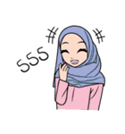 Hijab and girl V.2（個別スタンプ：35）