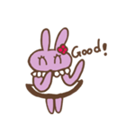 Strawberry bunny（個別スタンプ：7）