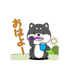 動く！豆柴くん3（個別スタンプ：1）