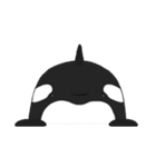 Fatty クジラ ＆ タコ（個別スタンプ：3）