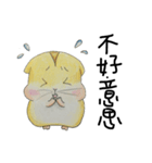 Cute hamster diary modified version（個別スタンプ：5）