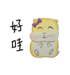 Cute hamster diary modified version（個別スタンプ：7）