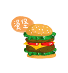 What do you want to eat later ？（個別スタンプ：35）