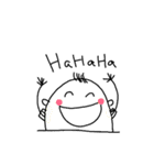 hand drawing daily talk（個別スタンプ：8）