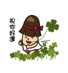 The straw mushroom gril（個別スタンプ：37）