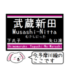 池上線 多摩川線 いまこの駅だよ！タレミー（個別スタンプ：20）