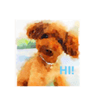 Toy poodle Chappy's daily life3（個別スタンプ：5）