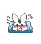 Evan:MoMo Rabbit Life (1)（個別スタンプ：12）