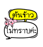 My name is Ton Khao V.2（個別スタンプ：12）