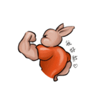 Strong Muscle Rabbit（個別スタンプ：1）