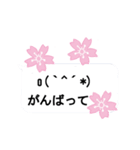 動く春の絵文字さんたち（個別スタンプ：18）