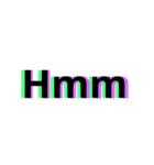 Glitchy Text（個別スタンプ：32）