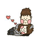 Close and long distance love daily（個別スタンプ：24）