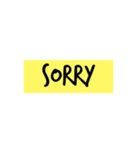 simply text（個別スタンプ：1）