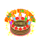 4月の誕生日★ケーキでお祝い★日付入り（個別スタンプ：36）