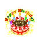 5月の誕生日★ケーキでお祝い★日付入り（個別スタンプ：3）