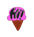 Talking ice cream（個別スタンプ：1）