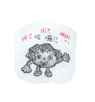 Dumplings mascot drawing zentangle（個別スタンプ：2）