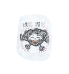 Dumplings mascot drawing zentangle（個別スタンプ：4）