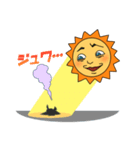 陽気な太陽と月（個別スタンプ：3）