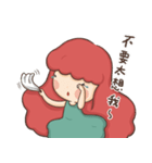 Lazy Red Hair Girl（個別スタンプ：12）