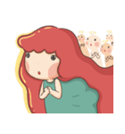 Lazy Red Hair Girl（個別スタンプ：31）