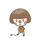 Little Mushroom Girl（個別スタンプ：6）