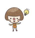 Little Mushroom Girl（個別スタンプ：16）