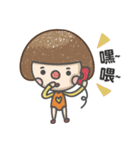 Little Mushroom Girl（個別スタンプ：17）