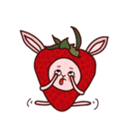 Strawberry sheep With friends（個別スタンプ：2）