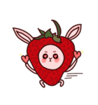 Strawberry sheep With friends（個別スタンプ：3）