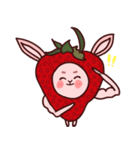 Strawberry sheep With friends（個別スタンプ：7）