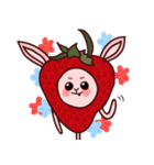 Strawberry sheep With friends（個別スタンプ：8）