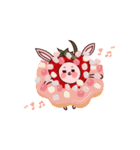 Strawberry sheep With friends（個別スタンプ：17）