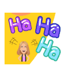 Popular series "ha ha ha". 2024（個別スタンプ：24）