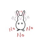 Rabbit says....（個別スタンプ：3）