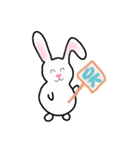 Rabbit says....（個別スタンプ：6）