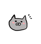 Careless gray cat（個別スタンプ：14）